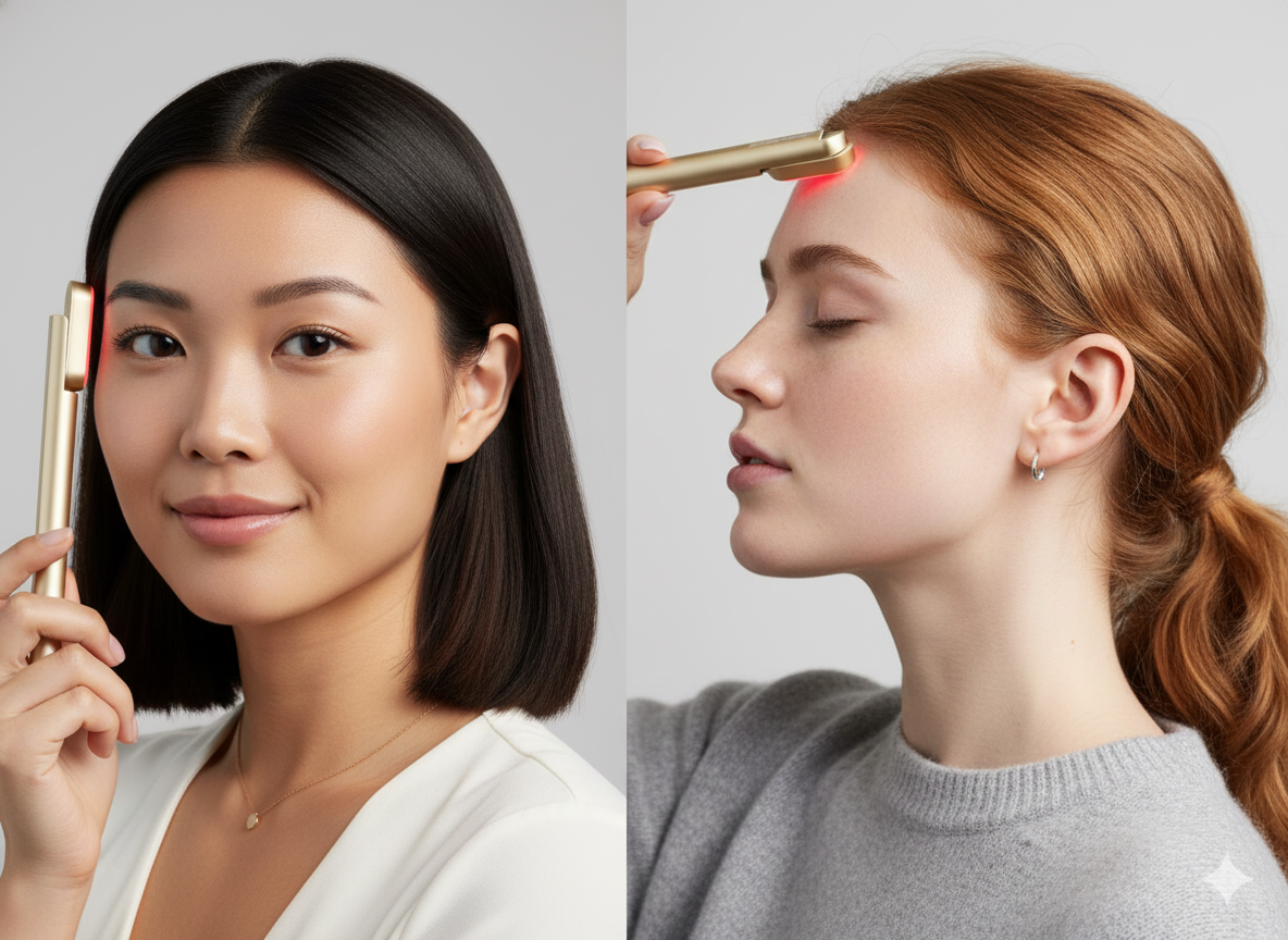 4-in-1 Radiant Renewal Skincare Wand with Red Light Therapy